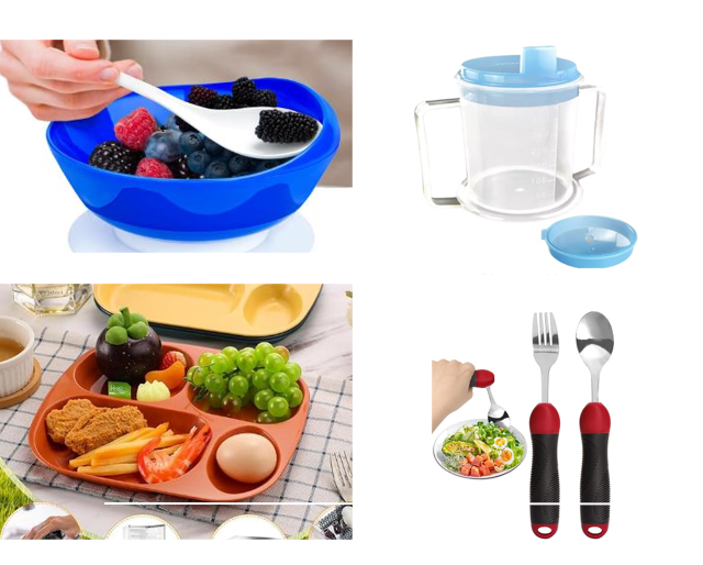 Adaptive eating utensils