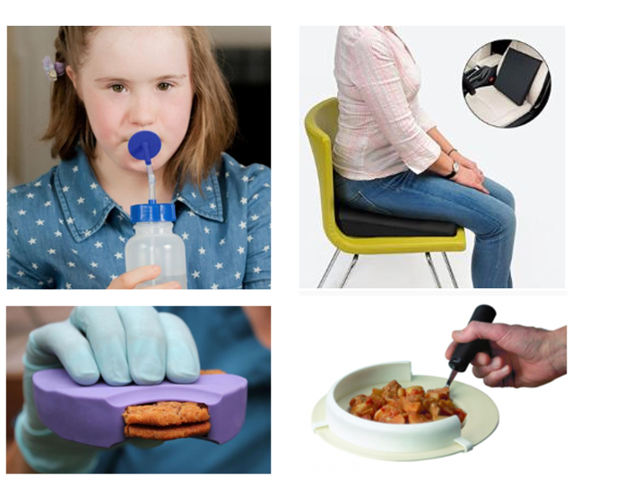 Dinner time assistive devices